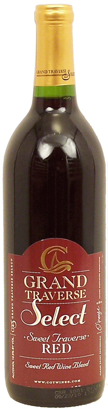 Grand Traverse Resort Select Sweet Traverse; red wine blend of Michigan, 12.5% alc. by vol. Full-Size Picture